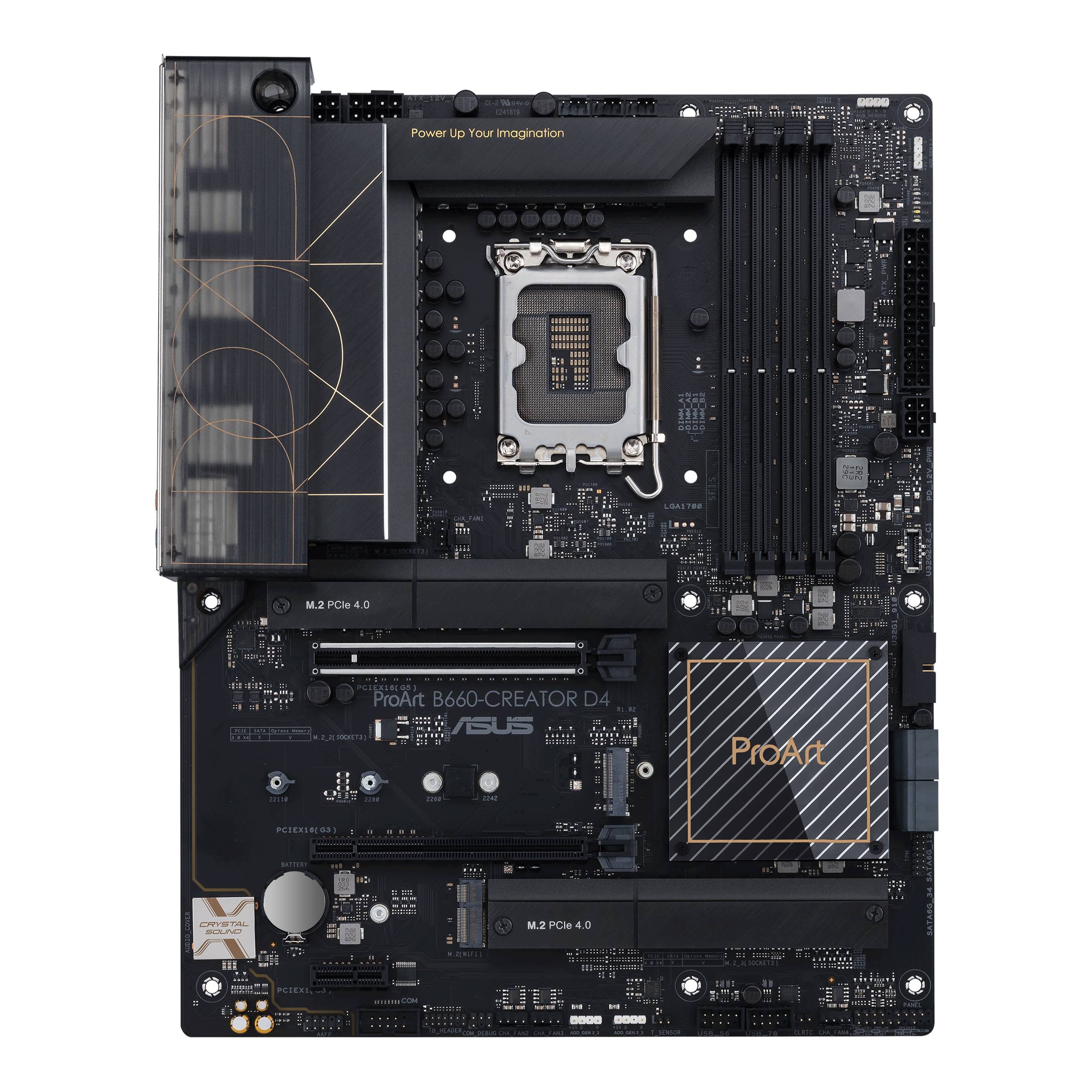 Asus PROART B660-CREATOR D4 Mainboard Sockel (PC) Intel® LGA 1700 Formfaktor (Details) ATX Mainboard-Chipsatz Intel® B660