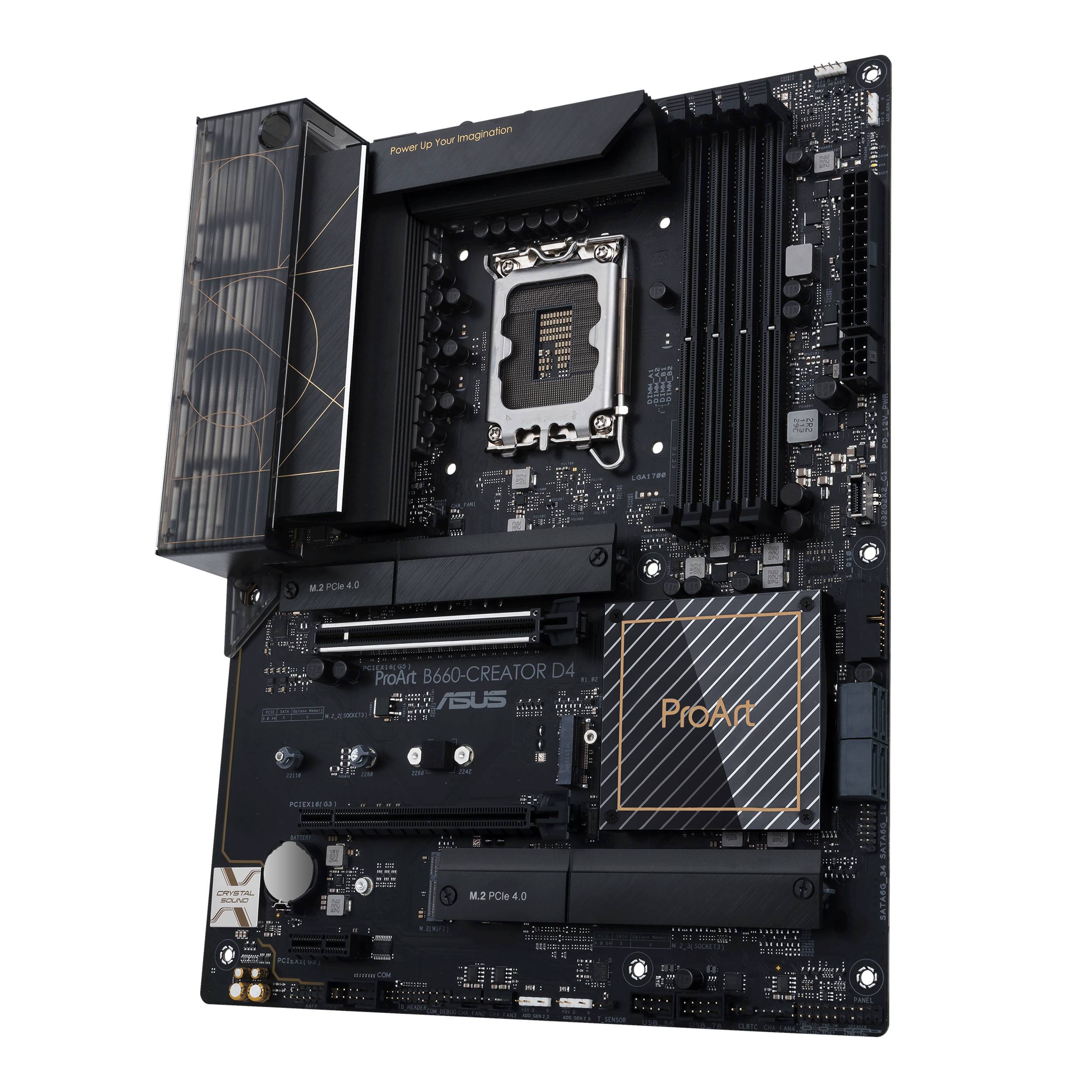 Asus PROART B660-CREATOR D4 Mainboard Sockel (PC) Intel® LGA 1700 Formfaktor (Details) ATX Mainboard-Chipsatz Intel® B660