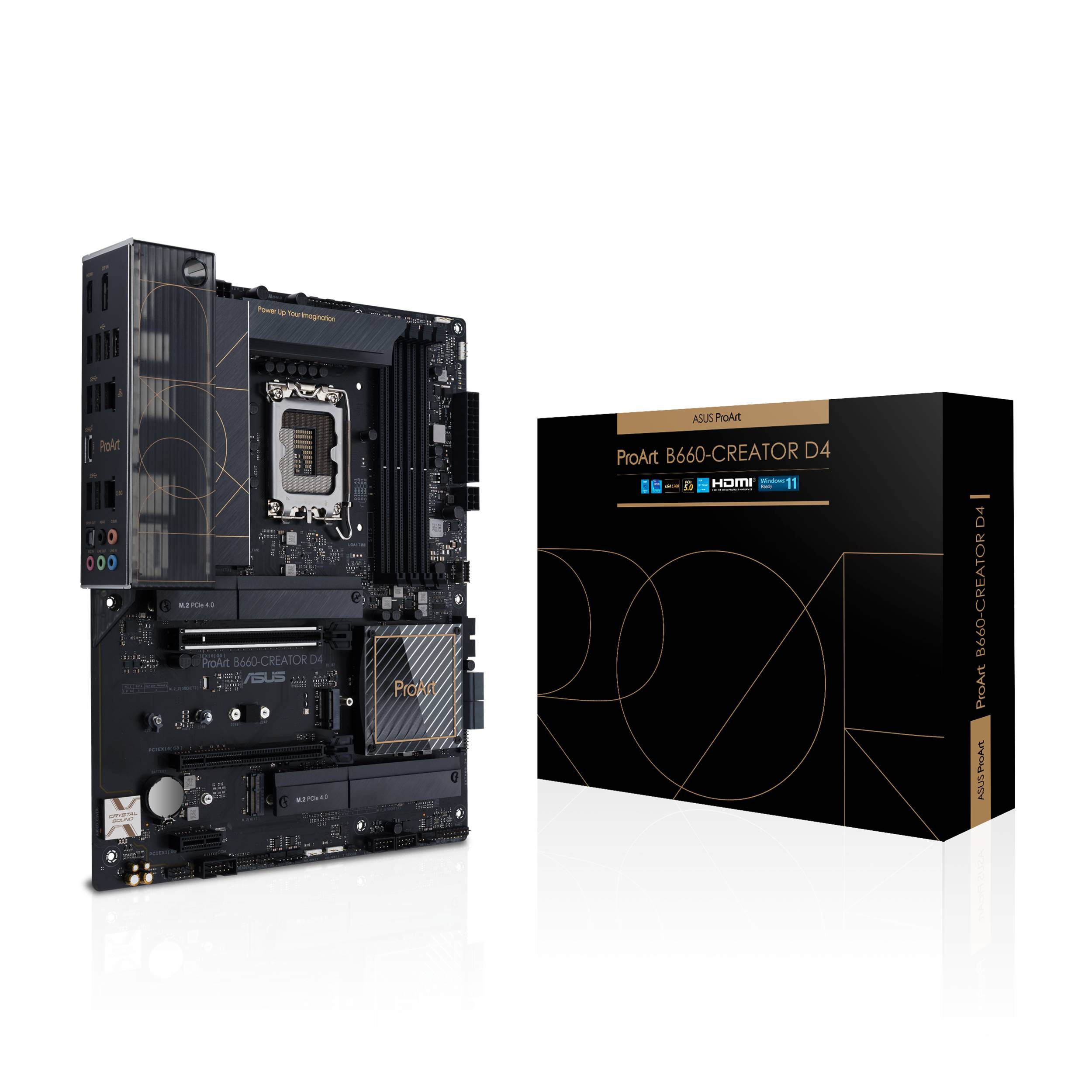 Asus PROART B660-CREATOR D4 Mainboard Sockel (PC) Intel® LGA 1700 Formfaktor (Details) ATX Mainboard-Chipsatz Intel® B660