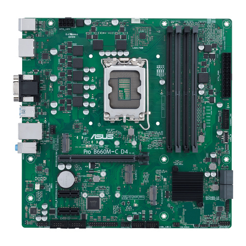 Asus PRO B660M-C D4-CSM Mainboard Sockel (PC) Intel® 1700 Formfaktor (Details) Micro-ATX Mainboard-Chipsatz Intel® B660
