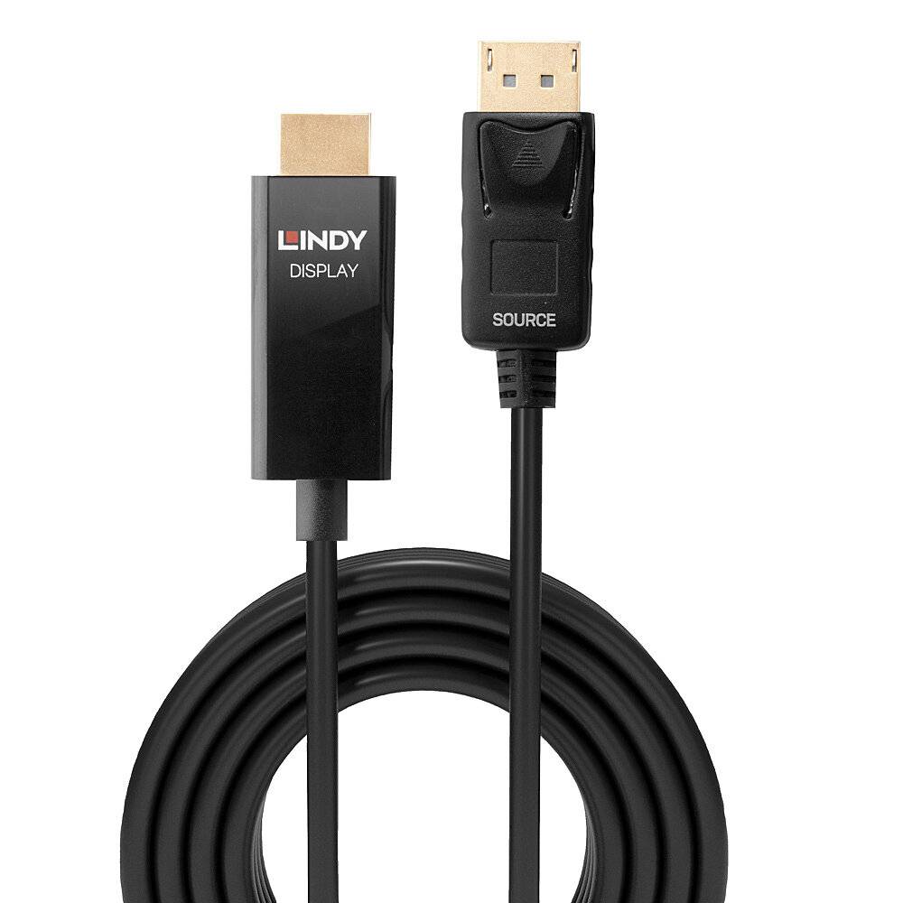 LINDY Anschlusskabel DisplayPort Stecker, HDMI-A Stecker 5m 40928 DisplayPort-Kabel