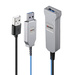 LINDY USB-Kabel USB 3.2 Gen1 (USB 3.0 / USB 3.1 Gen1) USB-A Stecker, USB-A Stecker, USB-A Buchse 30