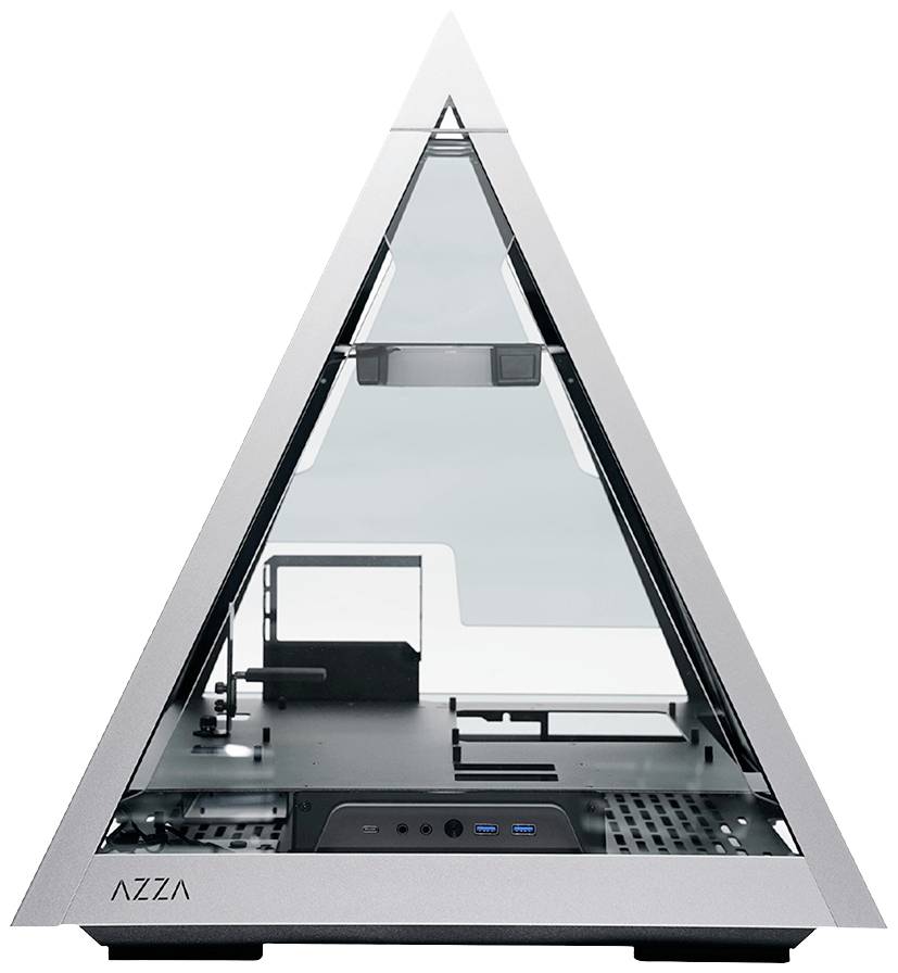 AZZA Pyramid L Benchtable PC-Gehäuse Schwarz, Grau