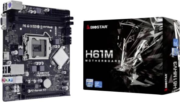 BioStar H61MHV3 Mainboard Sockel (PC) Intel® LGA 1155 Formfaktor (Details) Micro-ATX Mainboard-Chipsatz Intel® H61