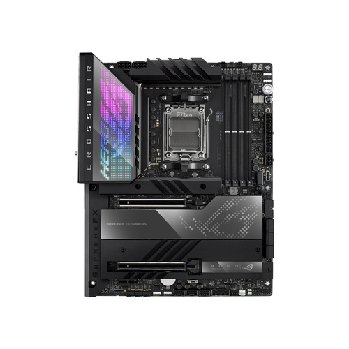 Asus ROG CROSSHAIR X670E HERO Mainboard Sockel (PC) AMD AM5 Formfaktor (Details) ATX Mainboard-Chipsatz AMD® X670