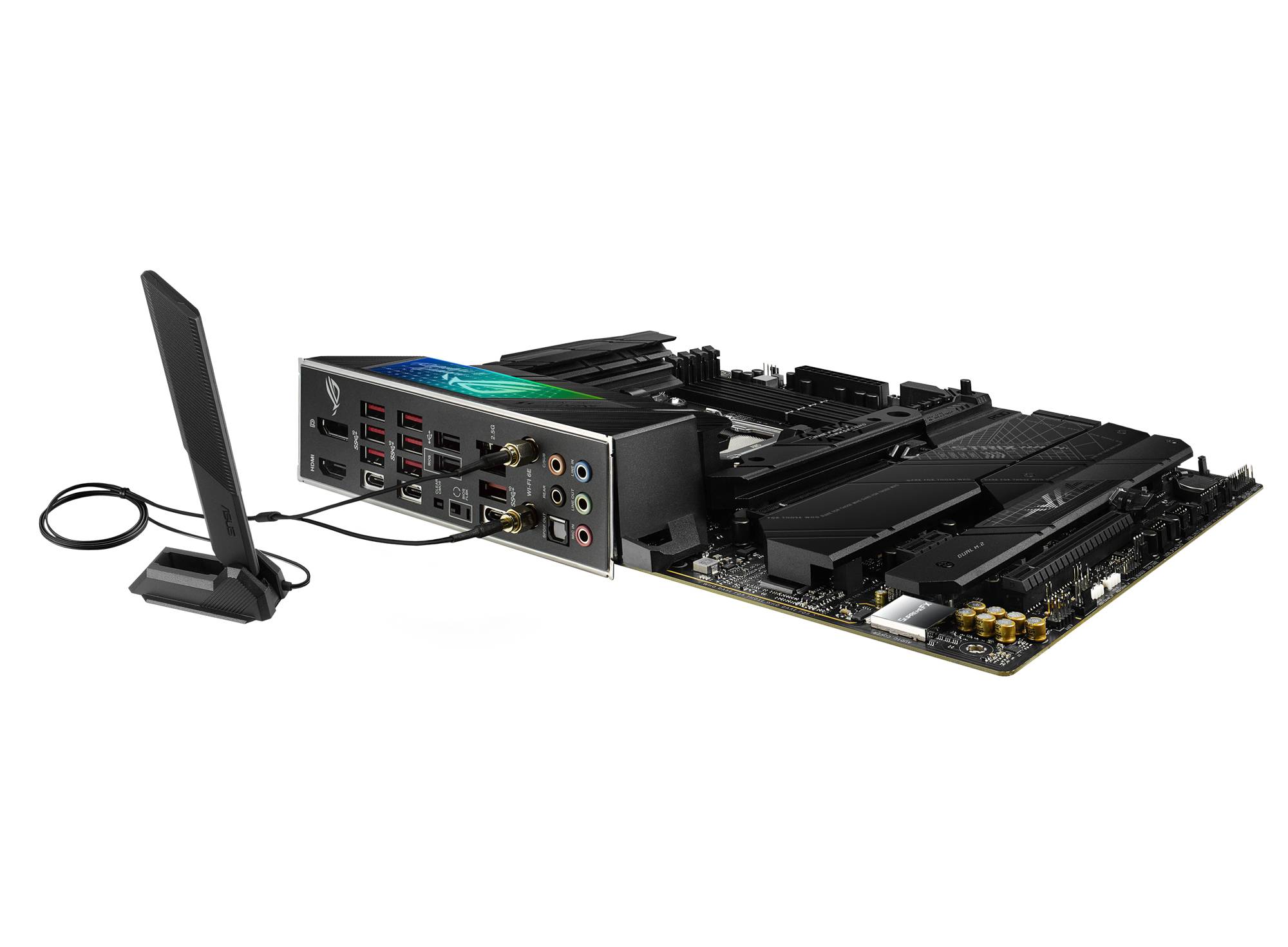 Asus ROG STRIX X670E-F GAMING WIFI Mainboard Sockel (PC) AMD® AM5 Formfaktor (Details) ATX Mainboard-Chipsatz AMD® X670