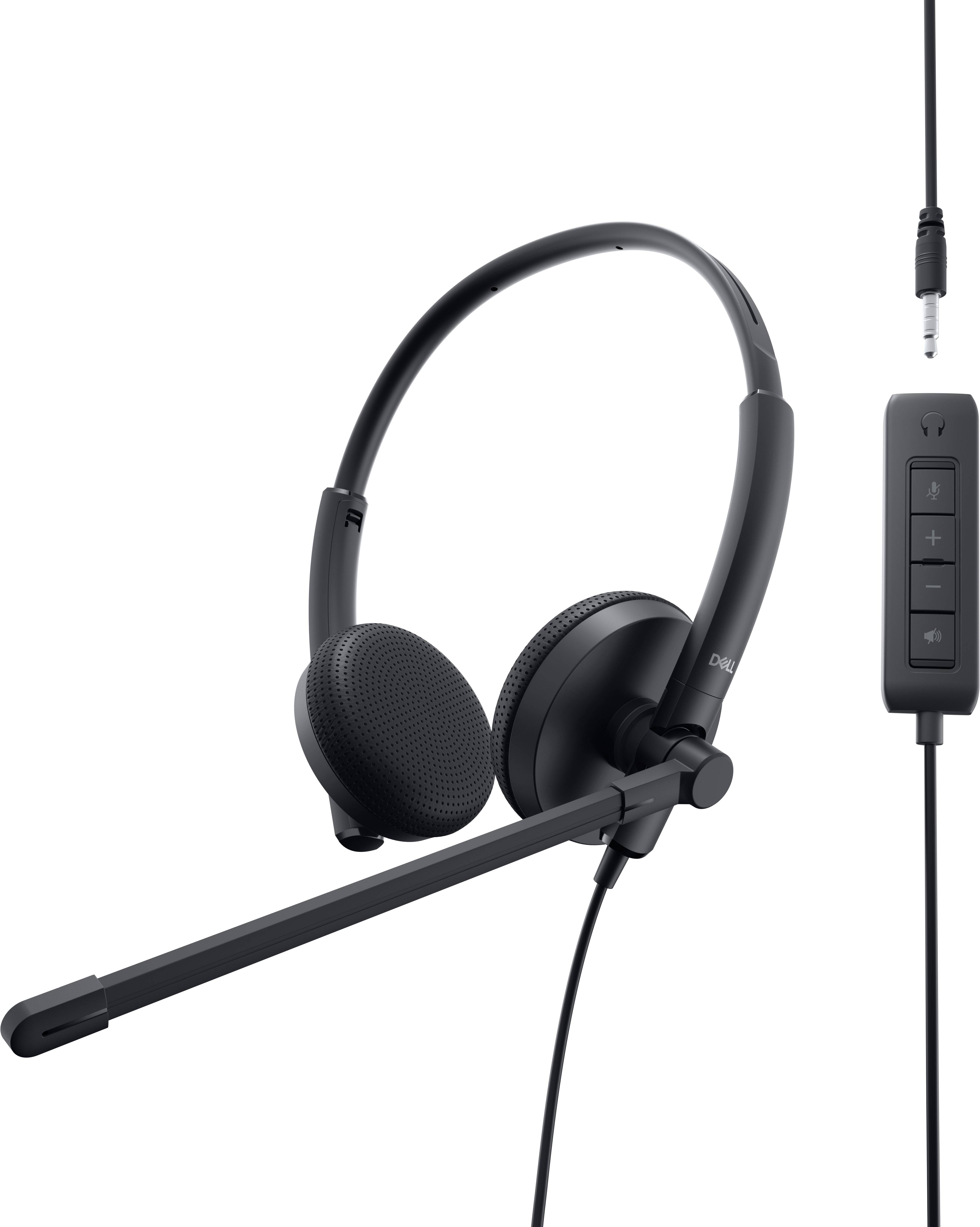 Dell Dell Stereoheadset – WH1022 On Ear Headset Schwarz