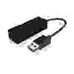 ICY BOX USB 3.0 A-Type zu RJ-45 Ethernet Port Netzwerkadapter LAN (10/100/1000MBit/s), USB 2.0, USB 3.2 Gen 1