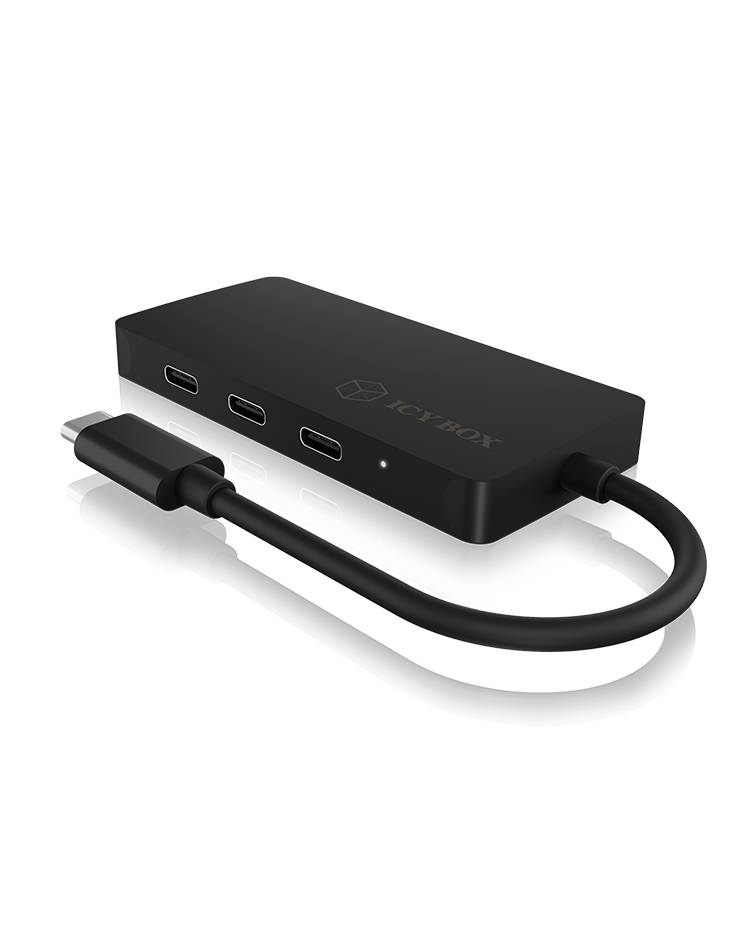 ICY BOX IB-HUB1429-CPD External Hub USB-C 3.2 G2 zu 3x USB-C 3.1 100W