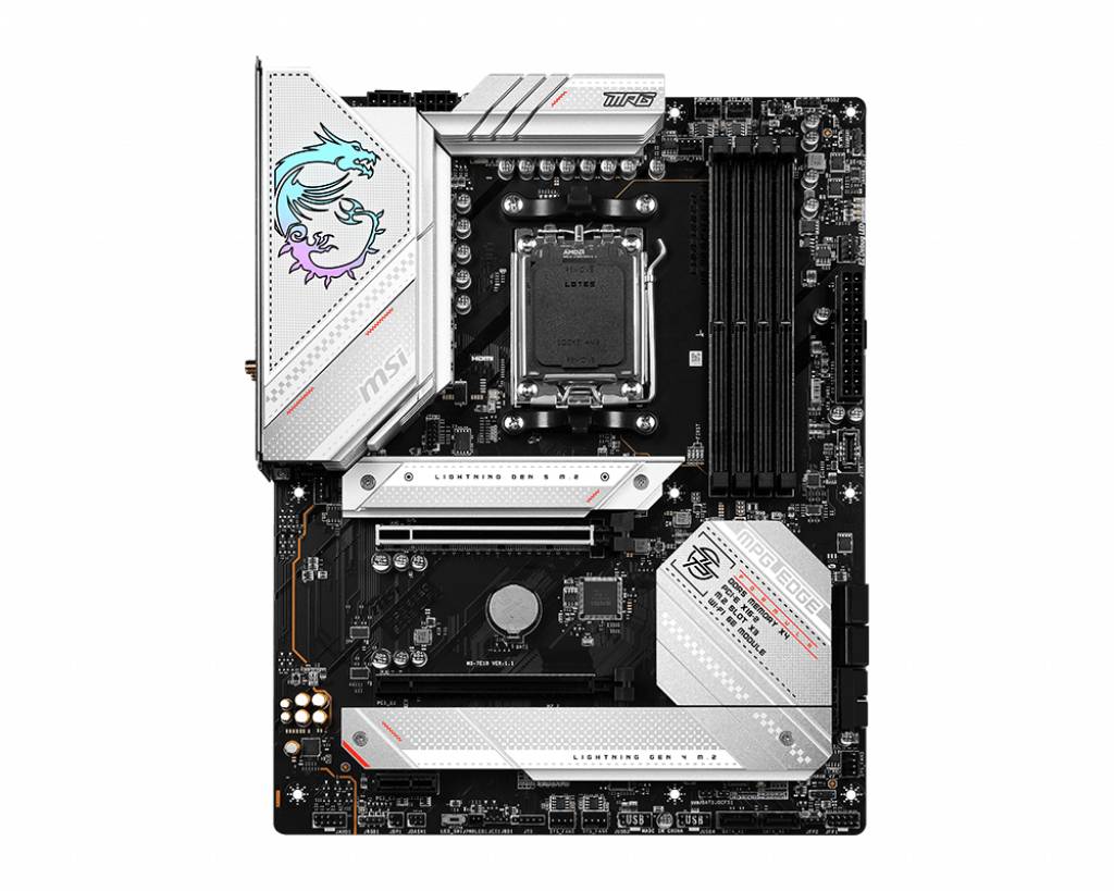 MSI MPG B650 EDGE WIFI Mainboard Sockel (PC) AMD® AM5 Formfaktor (Details) ATX Mainboard-Chipsatz AMD® B650