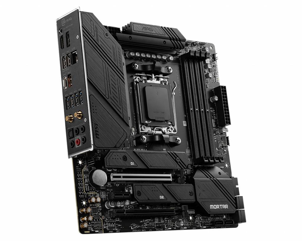 MSI MAG B650M Mortar WIFI Mainboard Sockel (PC) AMD® AM5 Formfaktor (Details) Micro-ATX Mainboard-Chipsatz AMD® B650