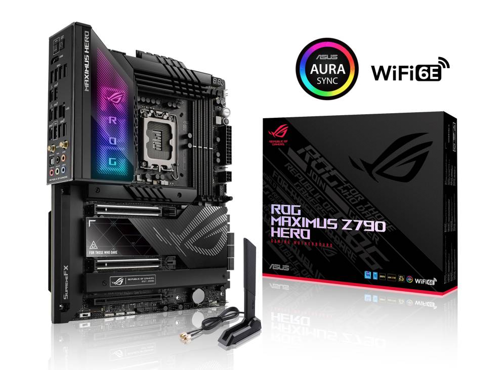 Asus ROG MAXIMUS Z790 HERO Mainboard Sockel (PC) Intel® LGA 1700 Formfaktor (Details) ATX Mainboard-Chipsatz Intel® Z790