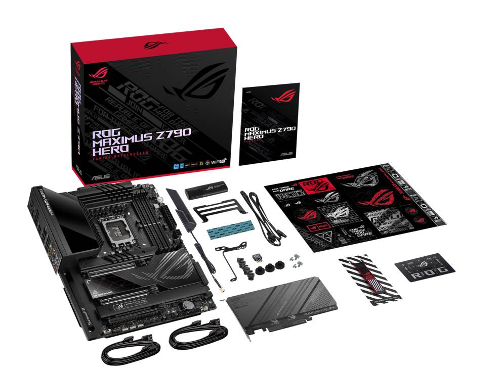 Asus ROG MAXIMUS Z790 HERO Mainboard Sockel (PC) Intel® LGA 1700 Formfaktor (Details) ATX Mainboard-Chipsatz Intel® Z790