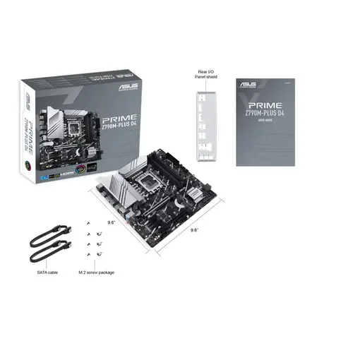 Asus PRIME Z790M-PLUS D4 Mainboard Sockel (PC) Intel® LGA 1700 Formfaktor (Details) Micro-ATX Mainboard-Chipsatz Intel® Z790 Asus PRIME Z790M-PLUS D4 Mainboard Sockel (PC) Intel® LGA 1700 Formfaktor (Details) Micro-ATX Mainboard-Chipsatz Intel® Z790