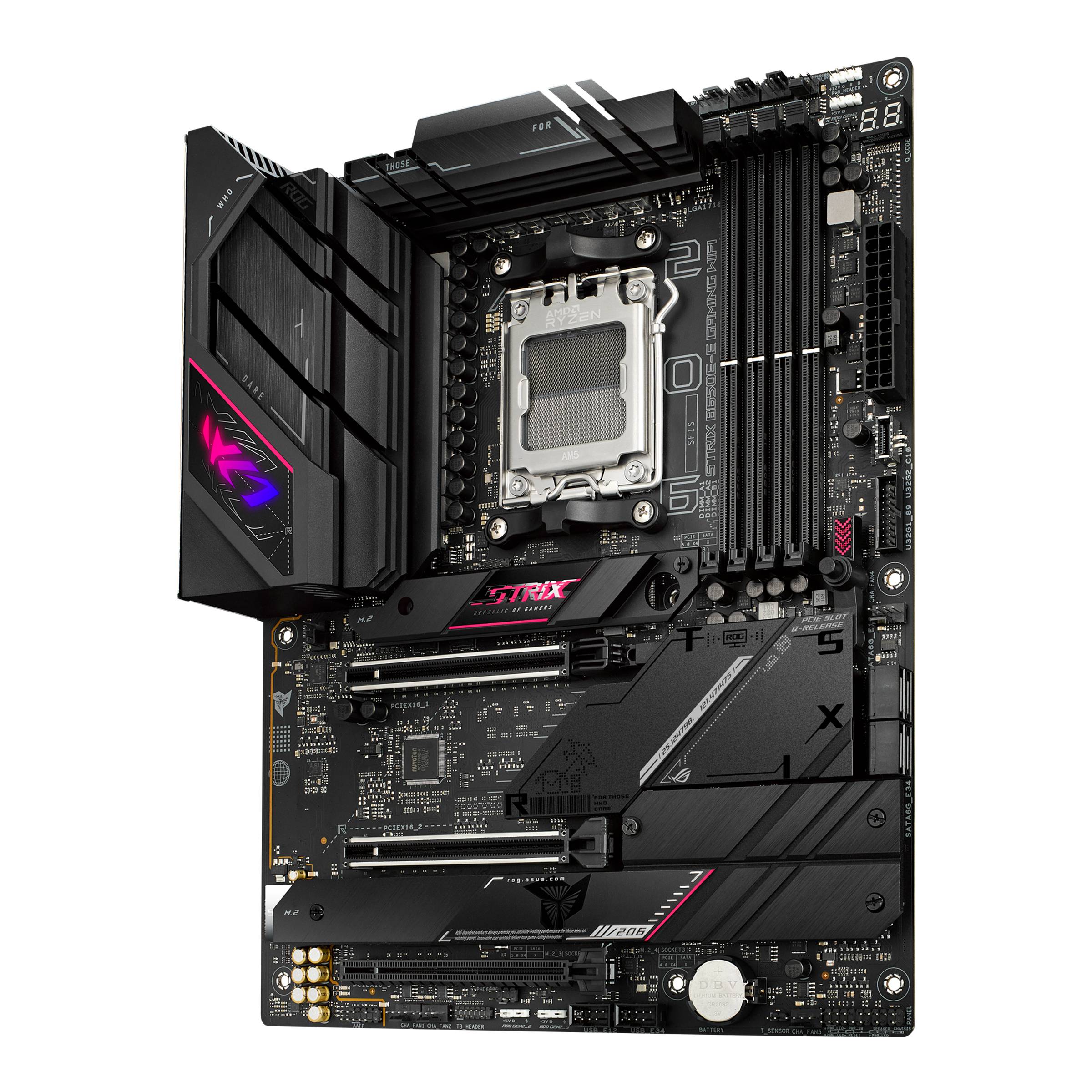 Asus ROG STRIX B650E-E GAMING WIFI Mainboard Sockel (PC) AMD® AM5 Formfaktor (Details) ATX Mainboard-Chipsatz AMD® B650