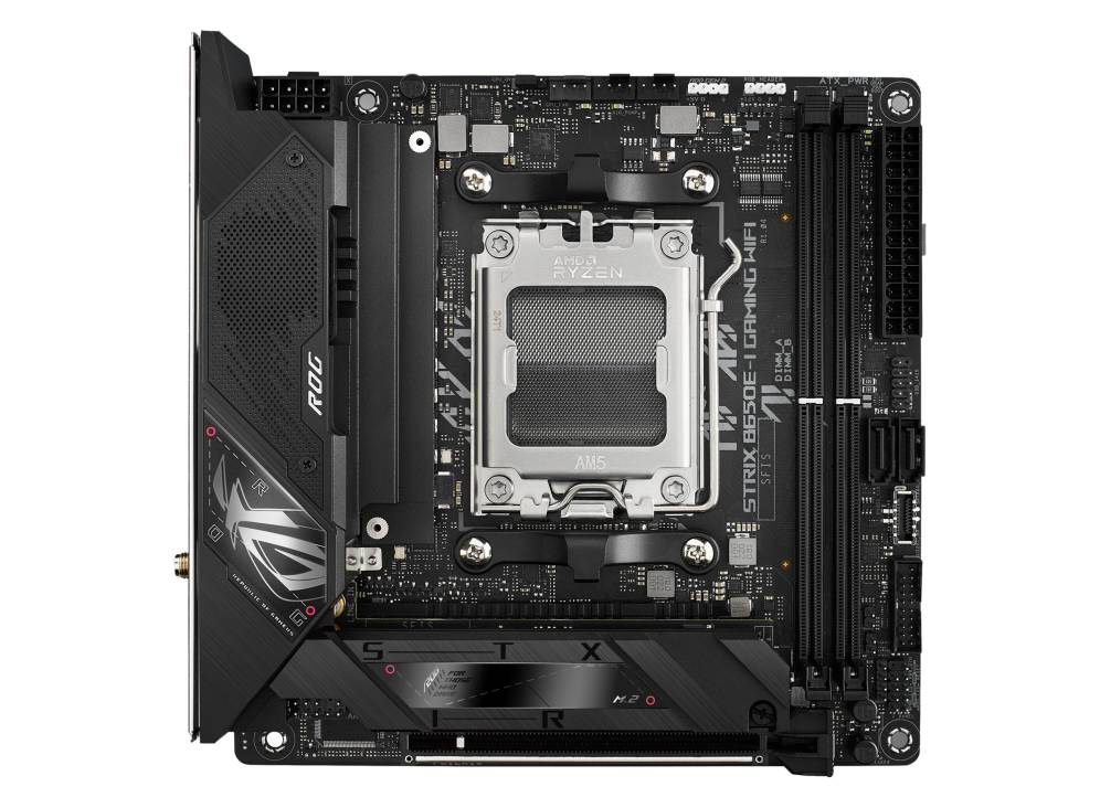 Asus ROG STRIX B650E-I GAMING WIFI Mainboard Sockel (PC) AMD® AM5 Formfaktor (Details) Mini-ITX Mainboard-Chipsatz AMD® B650