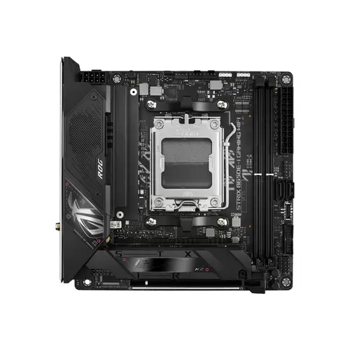 Asus ROG STRIX B650E-I GAMING WIFI Mainboard Sockel (PC) AMD® AM5 Formfaktor (Details) Mini-ITX Mainboard-Chipsatz AMD® B650 Asus ROG STRIX B650E-I GAMING WIFI Mainboard Sockel (PC) AMD® AM5 Formfaktor (Details) Mini-ITX Mainboard-Chipsatz AMD® B650