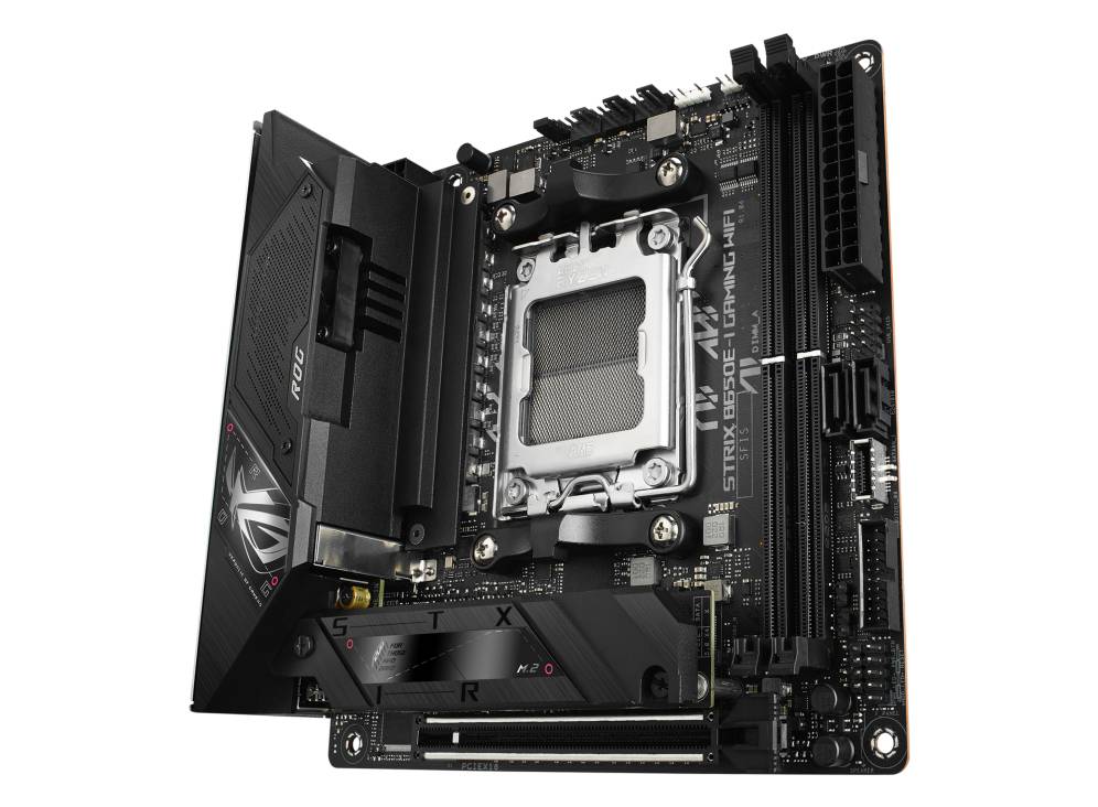Asus ROG STRIX B650E-I GAMING WIFI Mainboard Sockel (PC) AMD® AM5 Formfaktor (Details) Mini-ITX Mainboard-Chipsatz AMD® B650