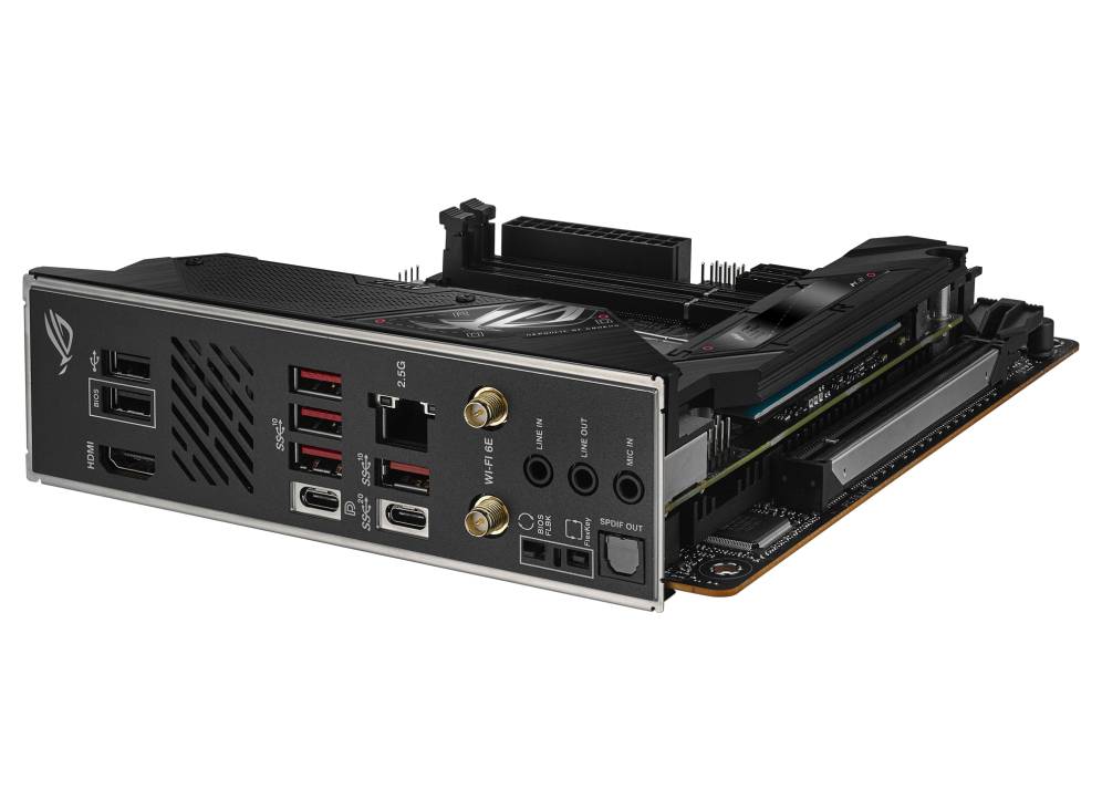 Asus ROG STRIX B650E-I GAMING WIFI Mainboard Sockel (PC) AMD® AM5 Formfaktor (Details) Mini-ITX Mainboard-Chipsatz AMD® B650