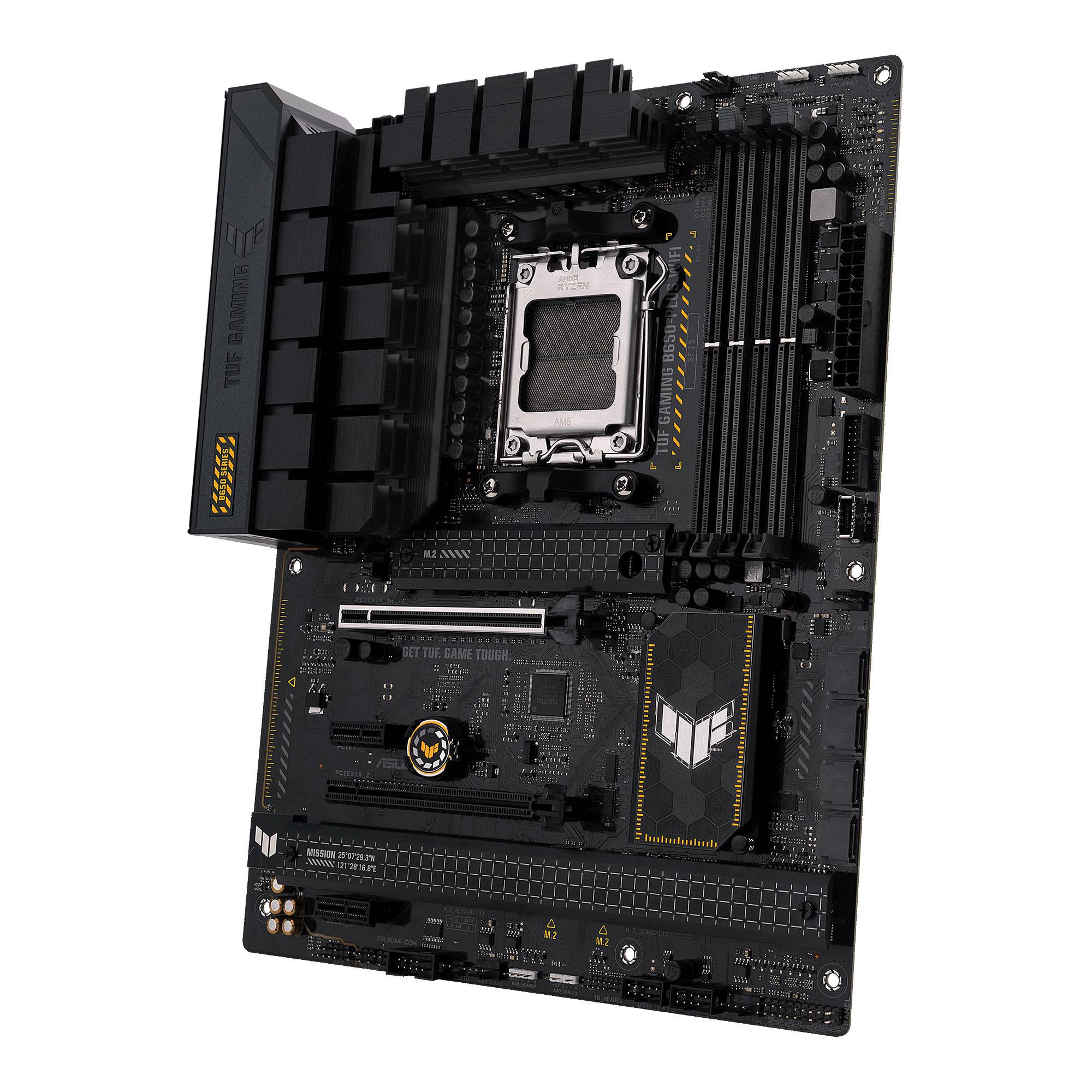 Asus TUF GAMING B650-PLUS WIFI Mainboard Sockel (PC) AMD® AM5 Formfaktor (Details) ATX Mainboard-Chipsatz AMD® B650