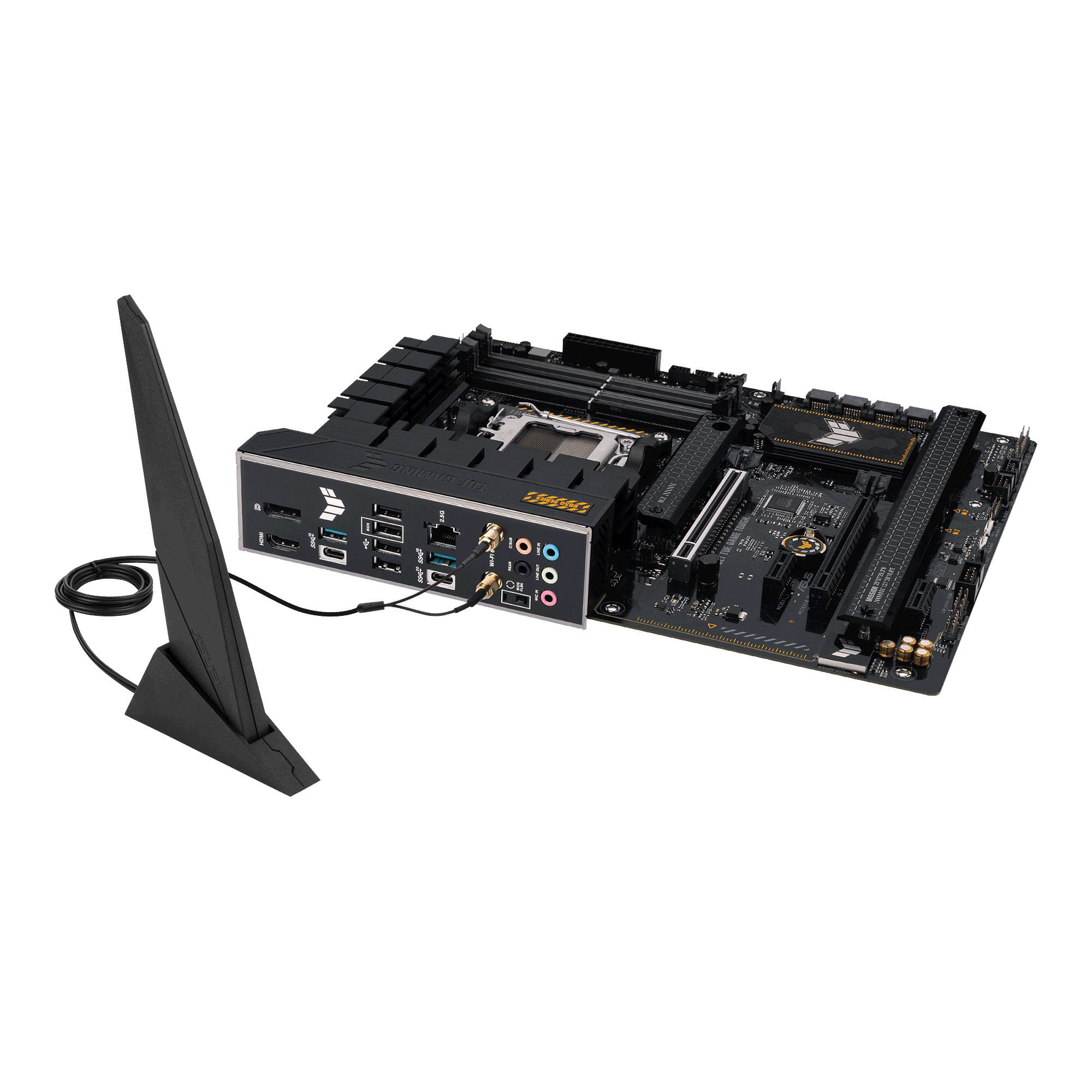 Asus TUF GAMING B650-PLUS WIFI Mainboard Sockel (PC) AMD® AM5 Formfaktor (Details) ATX Mainboard-Chipsatz AMD® B650