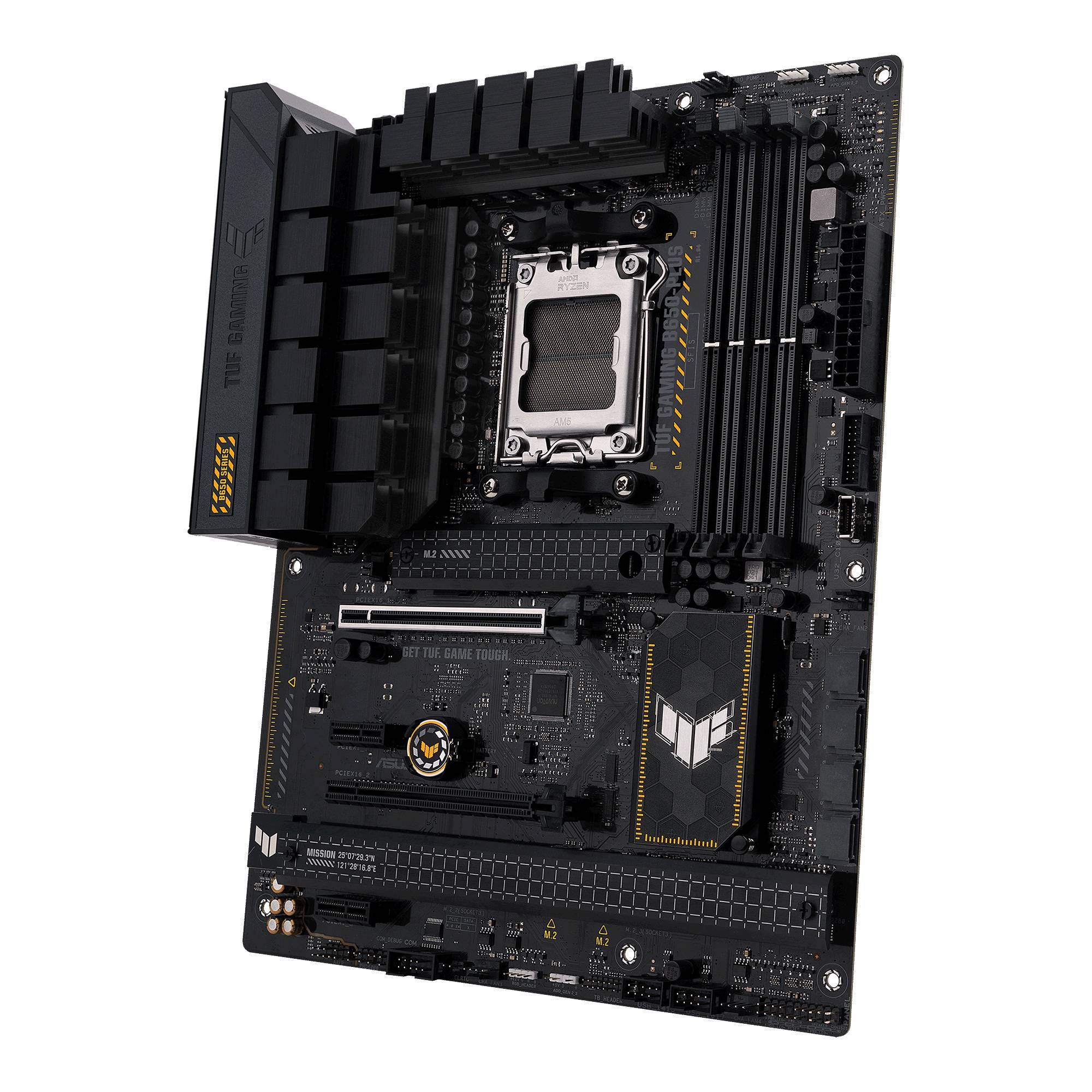 Asus TUF GAMING B650-PLUS Mainboard Sockel (PC) AMD® AM5 Formfaktor (Details) ATX Mainboard-Chipsatz AMD® B650