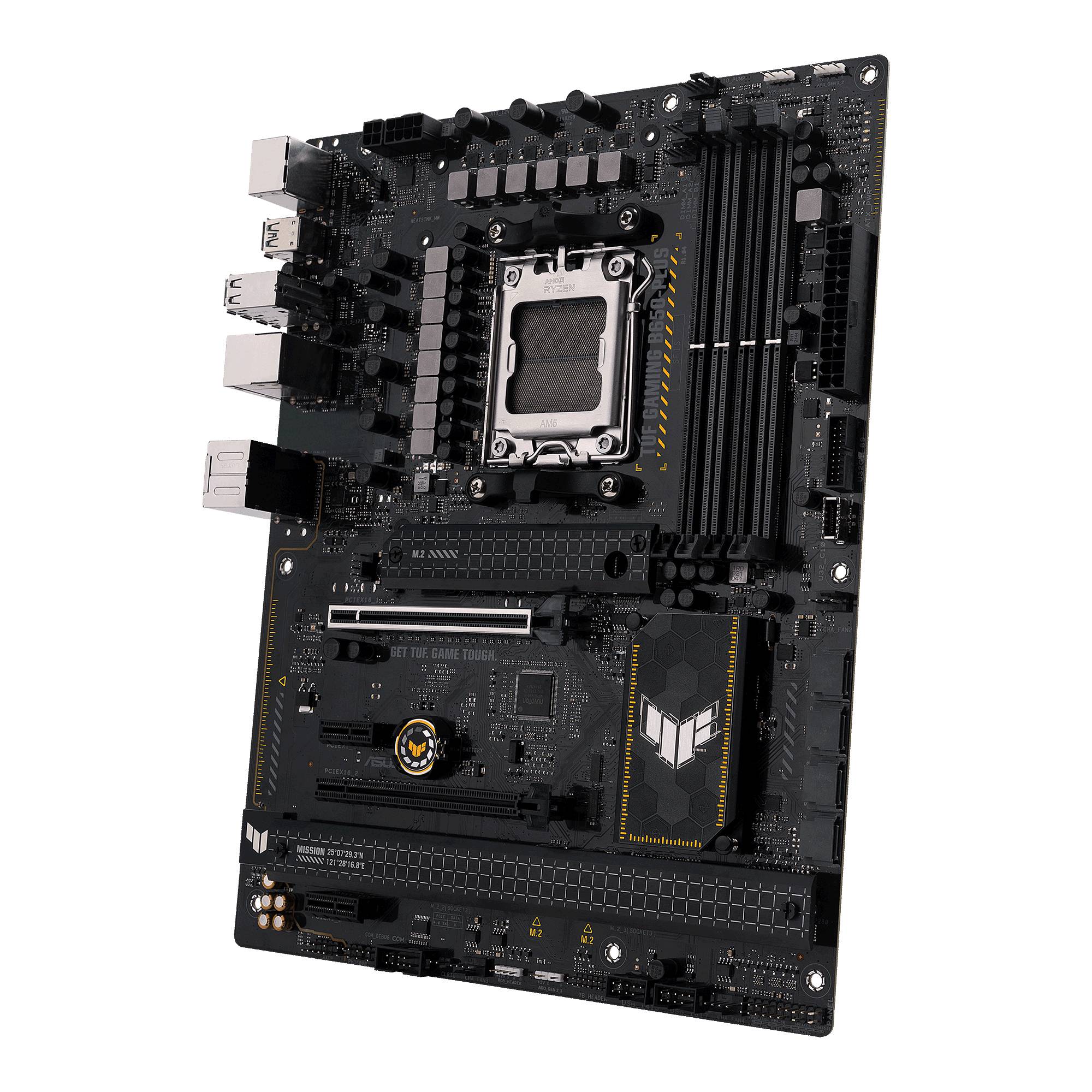 Asus TUF GAMING B650-PLUS Mainboard Sockel (PC) AMD® AM5 Formfaktor (Details) ATX Mainboard-Chipsatz AMD® B650