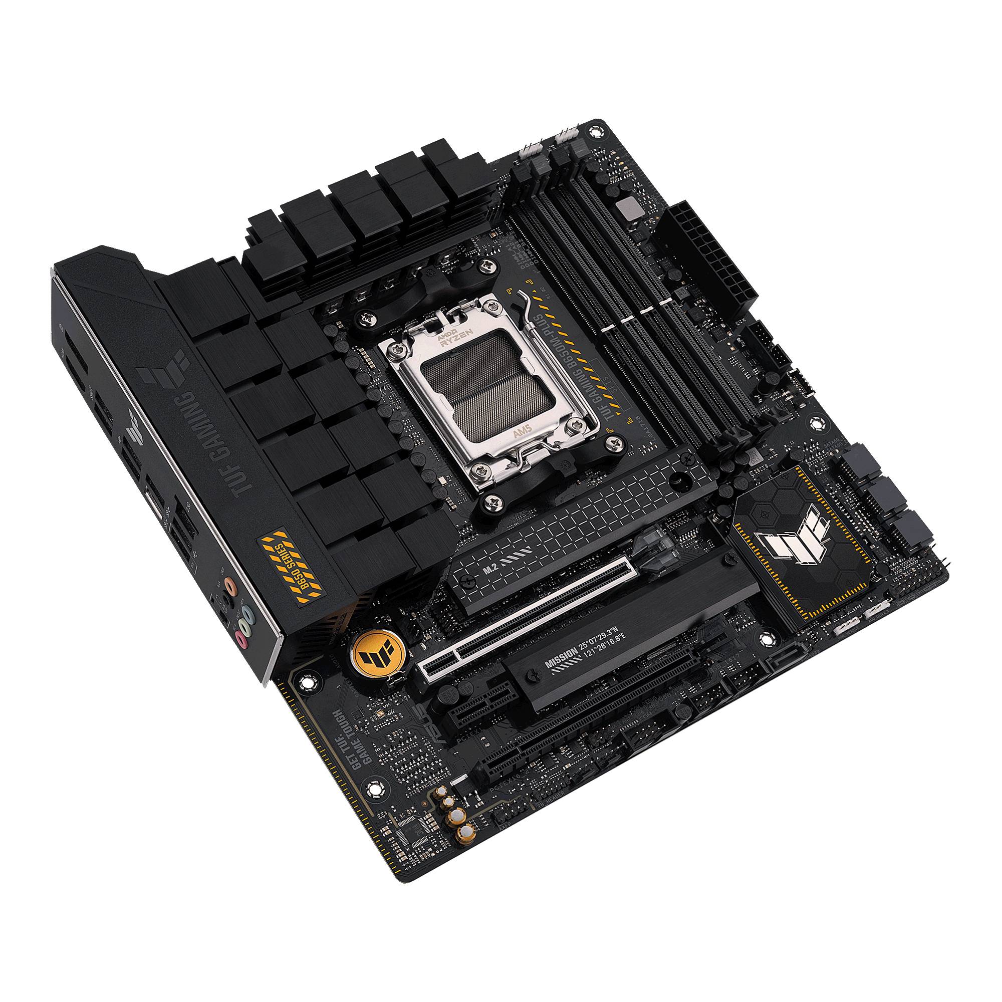 Asus TUF GAMING B650M-PLUS Mainboard Sockel (PC) AMD® AM5 Formfaktor (Details) Micro-ATX Mainboard-Chipsatz AMD® B650