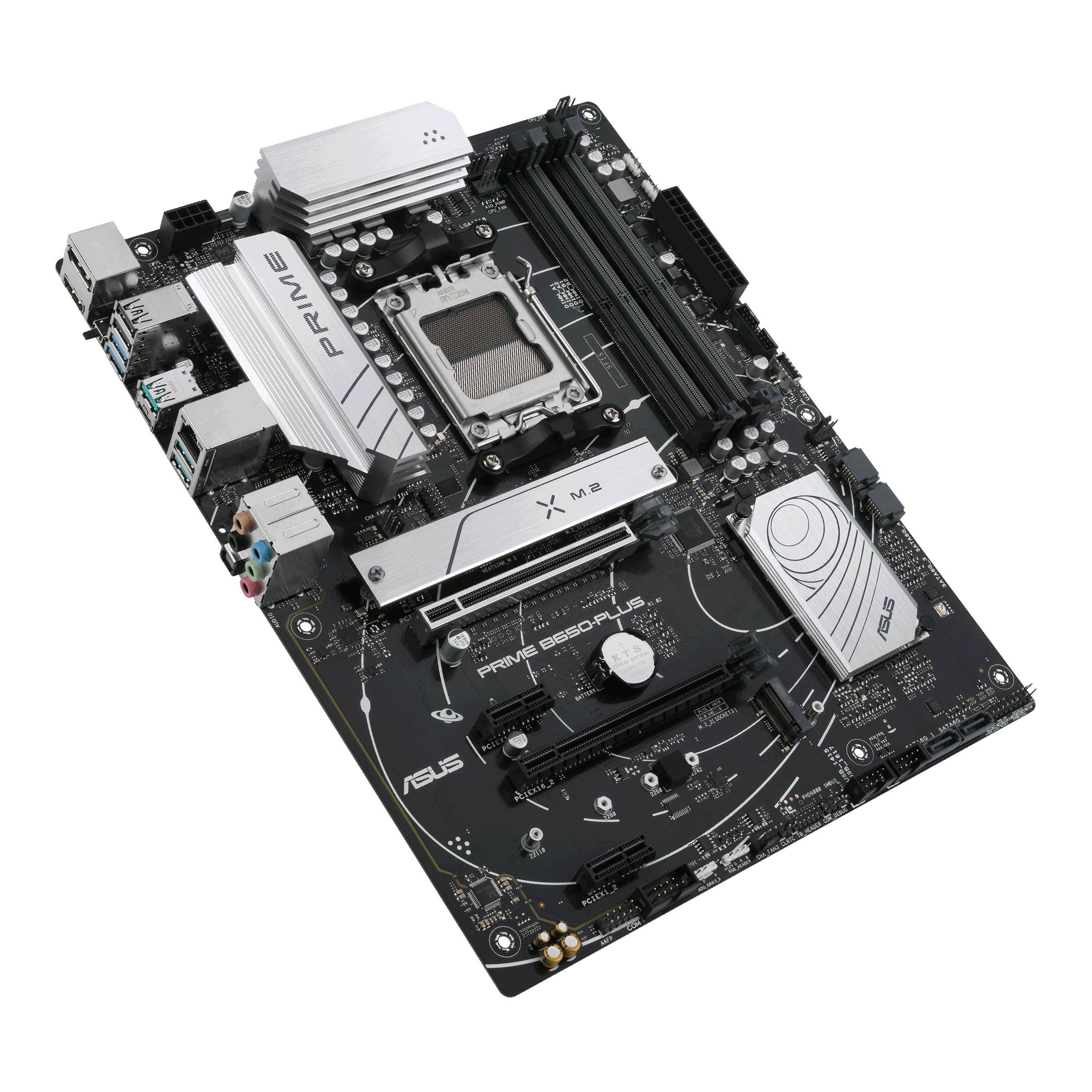 Asus PRIME B650-PLUS Mainboard Sockel (PC) AMD® AM5 Formfaktor (Details) ATX Mainboard-Chipsatz AMD® B650