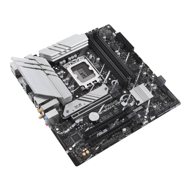 Asus PRIME B760M-A WIFI D4 Mainboard Sockel (PC) Intel® LGA 1700 Formfaktor (Details) Micro-ATX Mainboard-Chipsatz Intel® B760