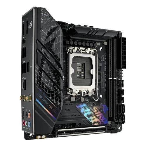 Asus ROG STRIX B760-I GAMING WIFI Mainboard Sockel (PC) Intel® LGA 1700 Formfaktor (Details) Mini-ITX Mainboard-Chipsatz Intel® Asus ROG STRIX B760-I GAMING WIFI Mainboard Sockel (PC) Intel® LGA 1700 Formfaktor (Details) Mini-ITX Mainboard-Chipsatz Intel®