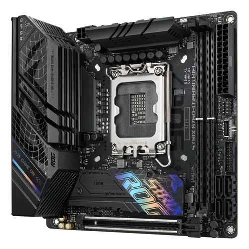 Asus ROG STRIX B760-I GAMING WIFI Mainboard Sockel (PC) Intel® LGA 1700 Formfaktor (Details) Mini-ITX Mainboard-Chipsatz Intel® Asus ROG STRIX B760-I GAMING WIFI Mainboard Sockel (PC) Intel® LGA 1700 Formfaktor (Details) Mini-ITX Mainboard-Chipsatz Intel®