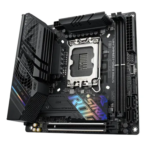 Asus ROG STRIX B760-I GAMING WIFI Mainboard Sockel (PC) Intel® LGA 1700 Formfaktor (Details) Mini-ITX Mainboard-Chipsatz Intel® Asus ROG STRIX B760-I GAMING WIFI Mainboard Sockel (PC) Intel® LGA 1700 Formfaktor (Details) Mini-ITX Mainboard-Chipsatz Intel®