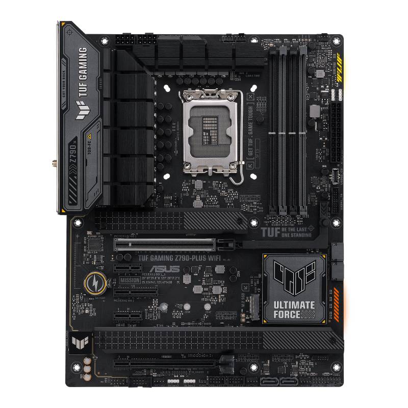 Asus TUF GAMING Z790-PLUS WIFI Mainboard Sockel (PC) Intel® LGA 1700 Formfaktor (Details) ATX Mainboard-Chipsatz Intel® Z790