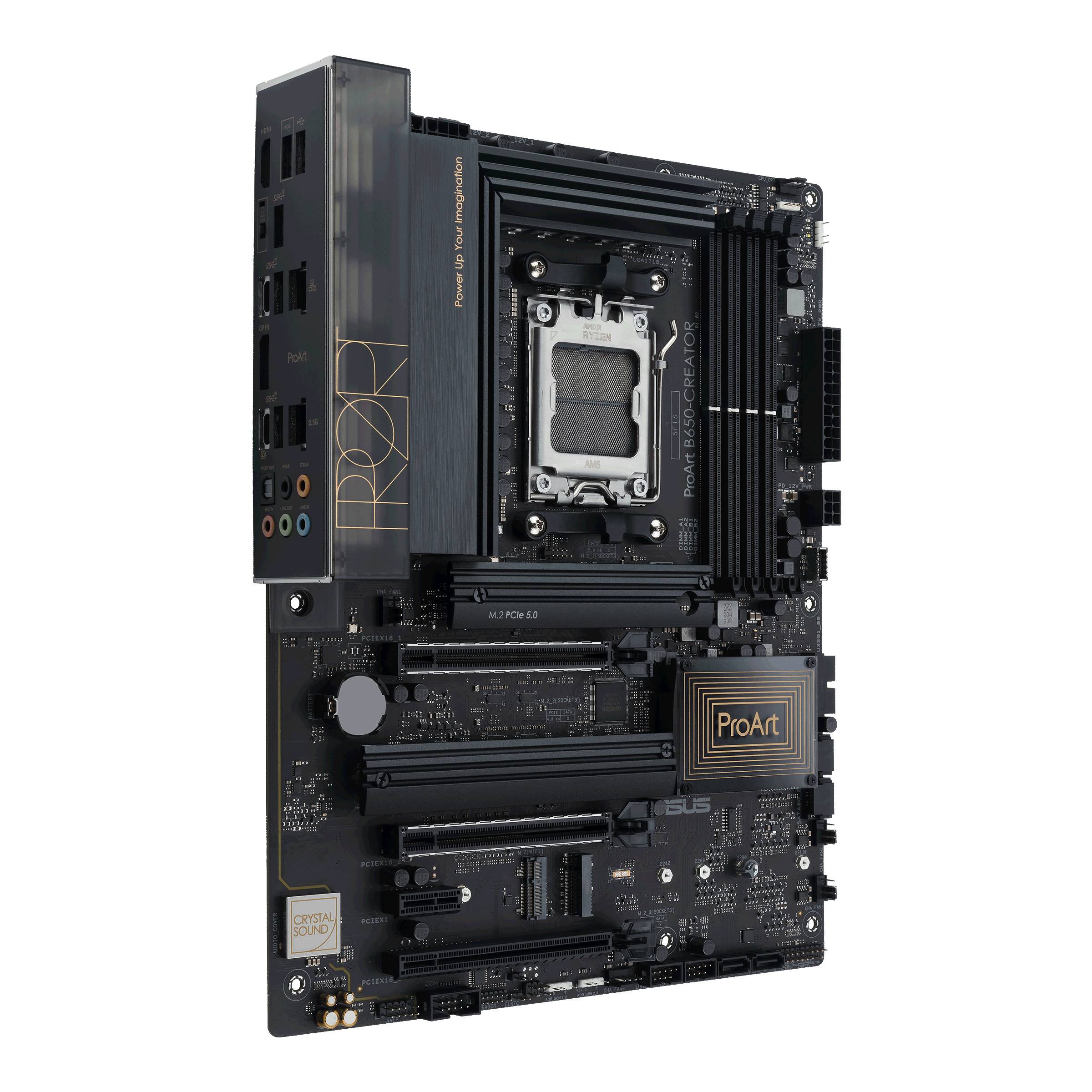 Asus PROART B650-CREATOR Mainboard Sockel (PC) AMD® AM5 Formfaktor (Details) ATX Mainboard-Chipsatz AMD® B650