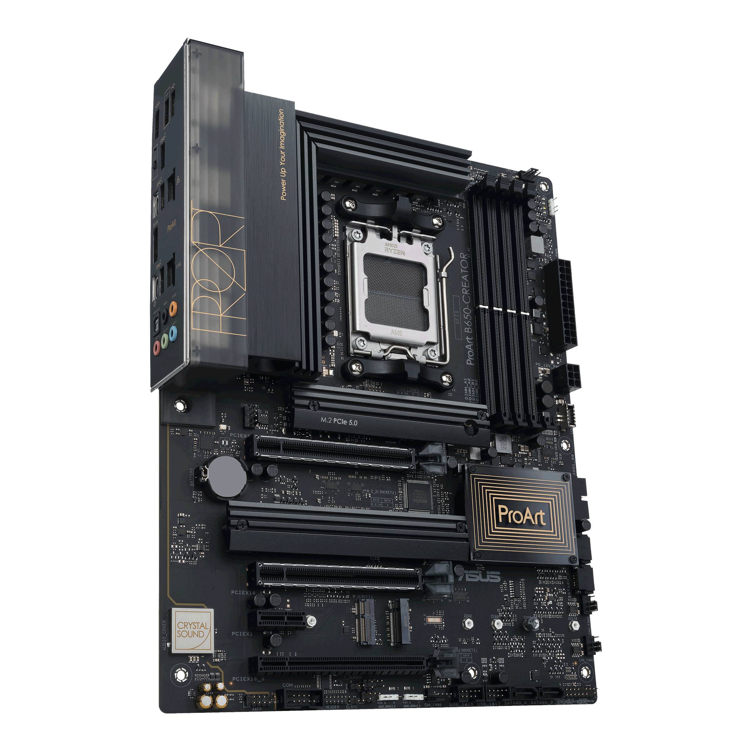 Asus PROART B650-CREATOR Mainboard Sockel (PC) AMD® AM5 Formfaktor (Details) ATX Mainboard-Chipsatz AMD® B650
