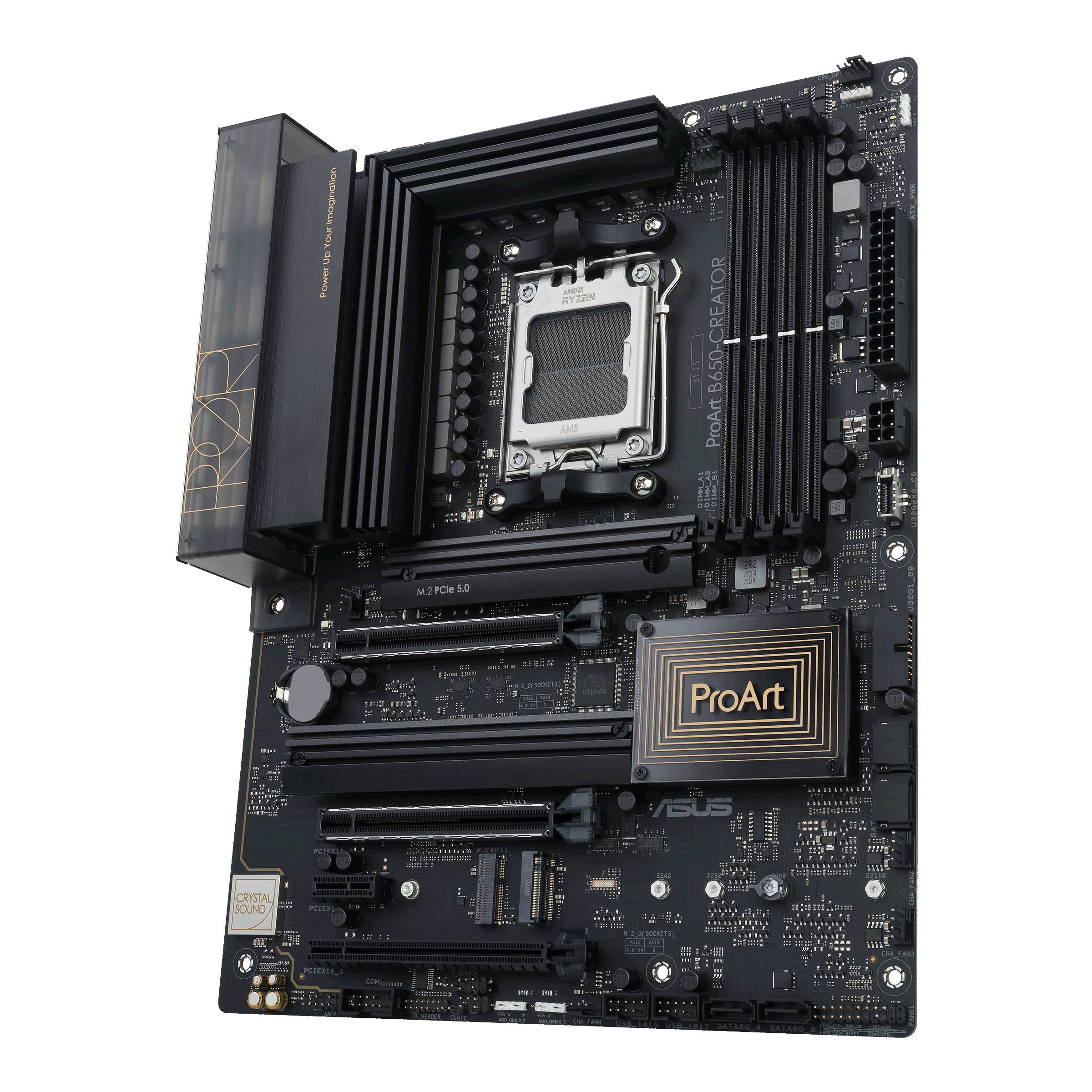Asus PROART B650-CREATOR Mainboard Sockel (PC) AMD® AM5 Formfaktor (Details) ATX Mainboard-Chipsatz AMD® B650