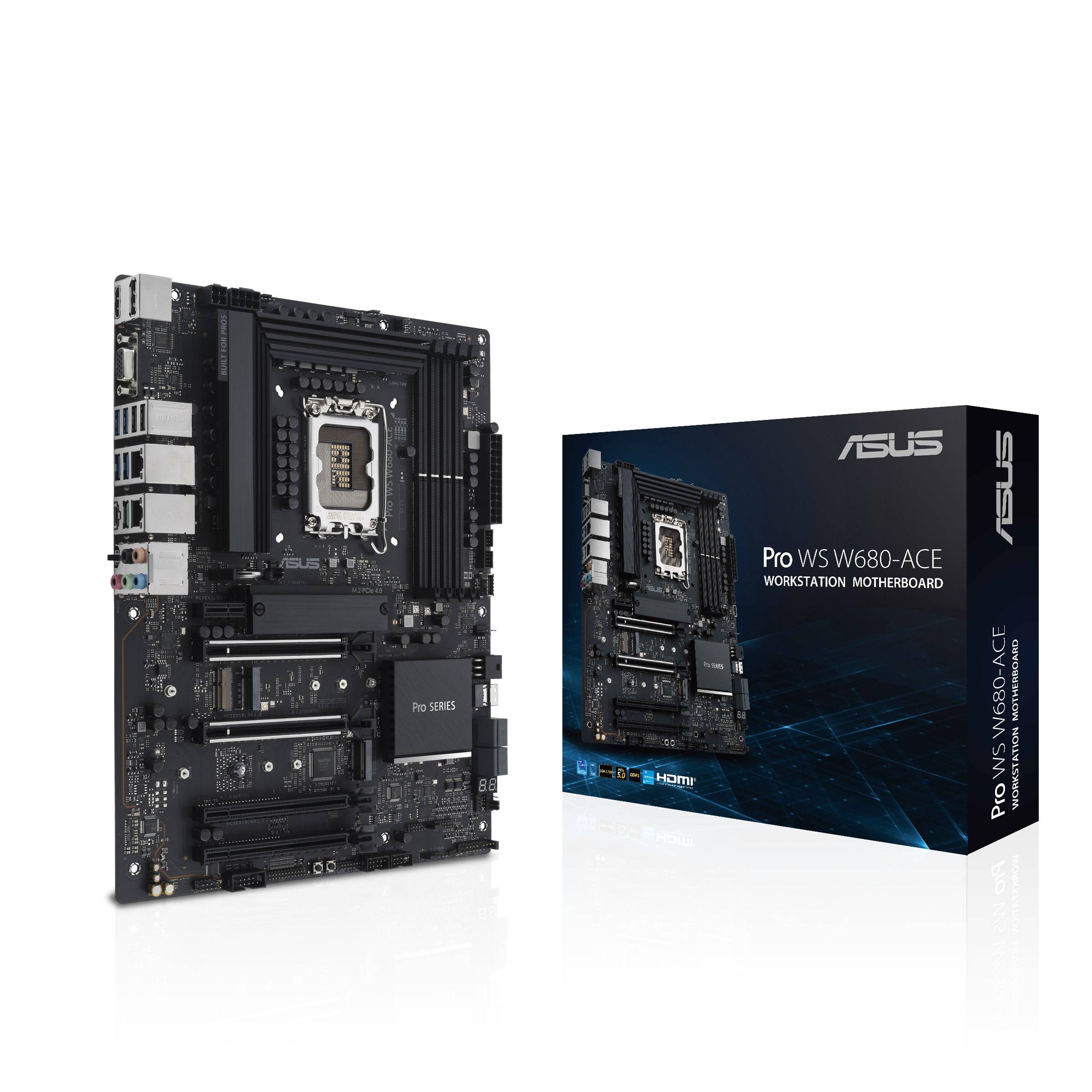 Asus PRO WS W680-ACE Mainboard Sockel (PC) Intel® LGA 1700 Formfaktor (Details) ATX