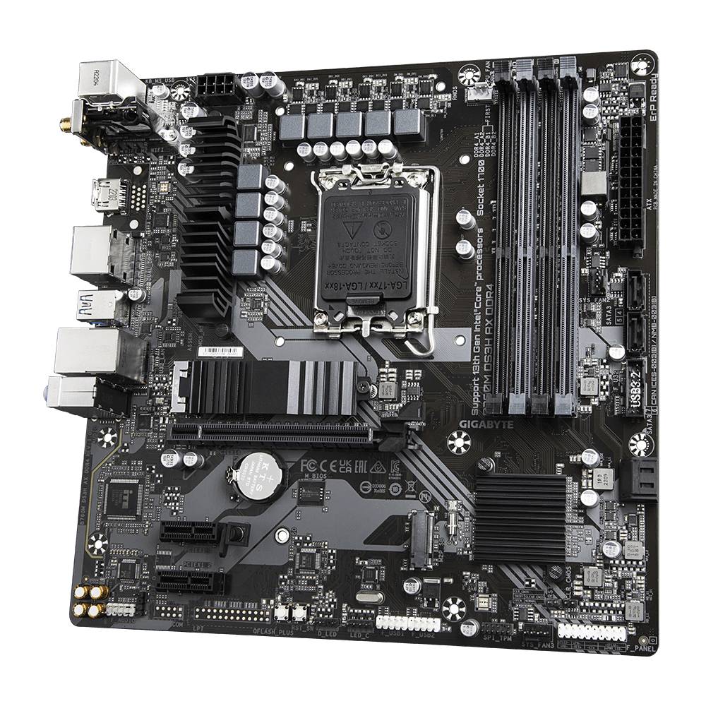 Gigabyte B760M DS3H AX DDR4 Mainboard Sockel (PC) Intel® LGA 1700 Formfaktor (Details) Micro-ATX Mainboard-Chipsatz Intel® B760