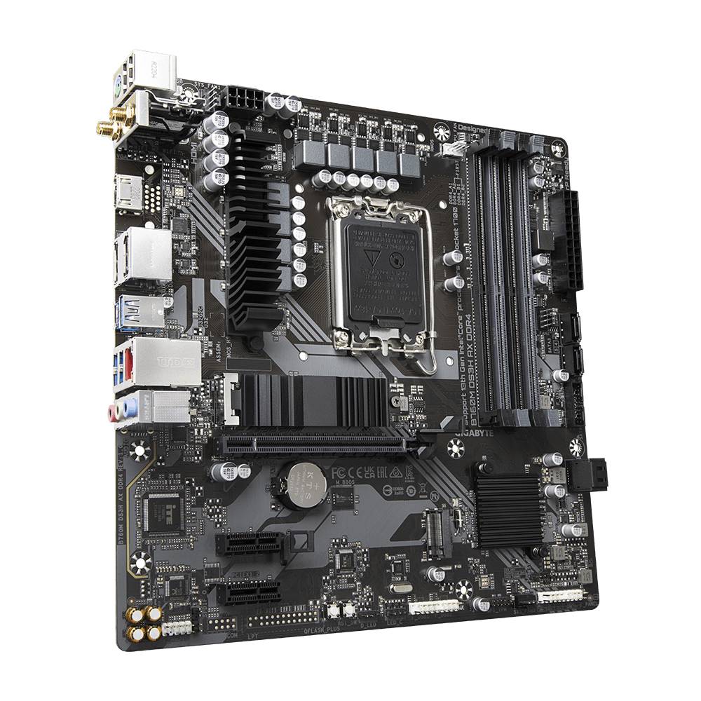 Gigabyte B760M DS3H AX DDR4 Mainboard Sockel (PC) Intel® LGA 1700 Formfaktor (Details) Micro-ATX Mainboard-Chipsatz Intel® B760