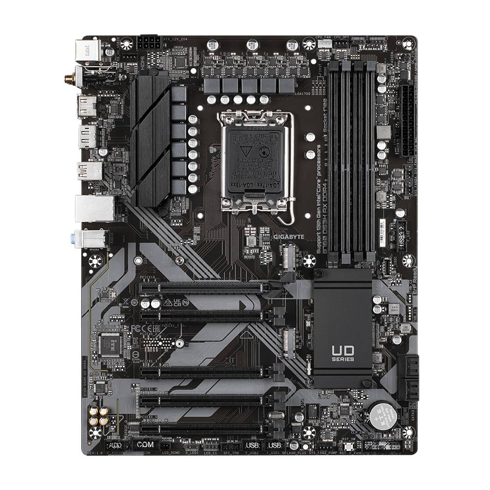 Gigabyte B760 DS3H AX DDR4 Mainboard Sockel (PC) Intel® LGA 1700 Formfaktor (Details) ATX Mainboard-Chipsatz Intel® B760 Express