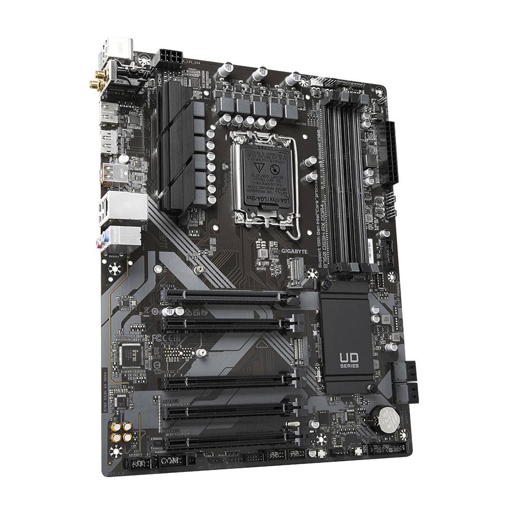 Gigabyte B760 DS3H AX DDR4 Mainboard Sockel (PC) Intel® LGA 1700 Formfaktor (Details) ATX Mainboard-Chipsatz Intel® B760 Express