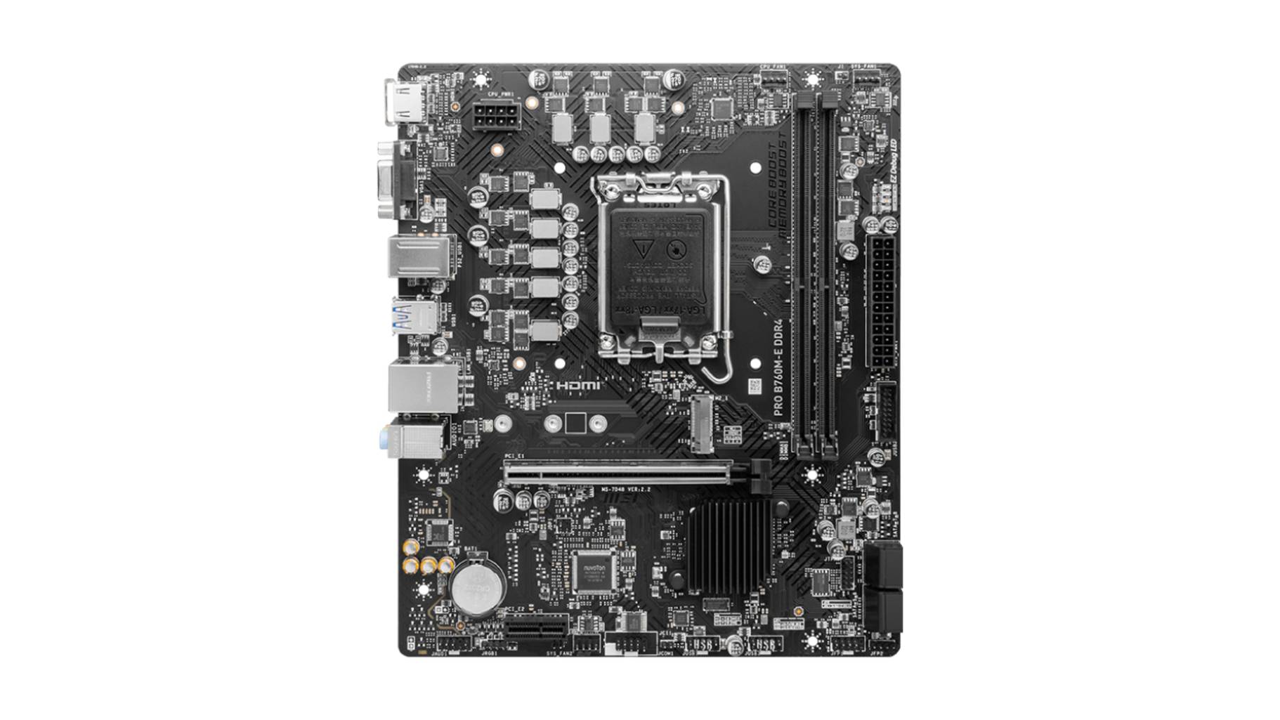 MSI PRO B760M-E DDR4 Mainboard Sockel (PC) Intel® 1700 Formfaktor ...