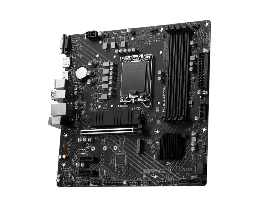 MSI PRO B760M-P DDR4 Mainboard Sockel (PC) Intel® LGA 1700 Formfaktor (Details) Micro-ATX Mainboard-Chipsatz Intel® B760