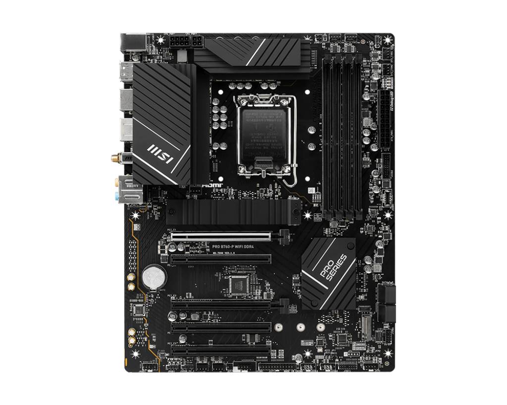 MSI PRO B760-P WIFI DDR4 Mainboard Sockel (PC) Intel® LGA 1700 Formfaktor (Details) Micro-ATX