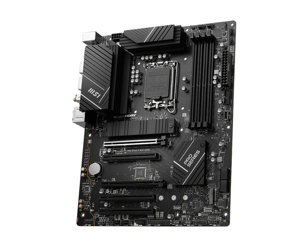 MSI PRO B760-P WIFI DDR4 Mainboard Sockel (PC) Intel® LGA 1700 Formfaktor (Details) Micro-ATX