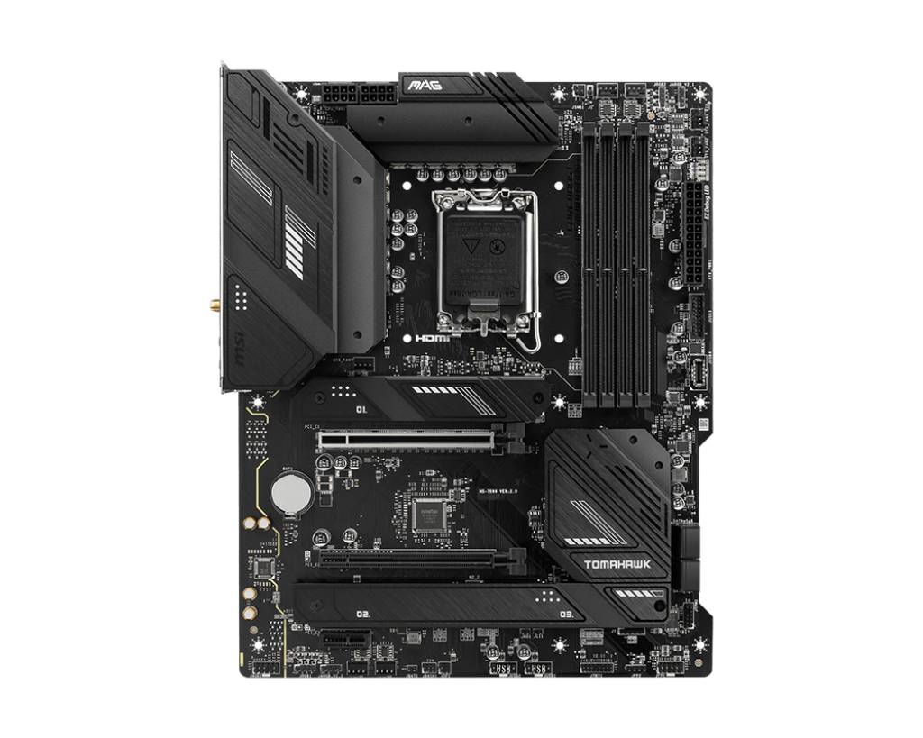 MSI MAG B760 TOMAHAWK WIFI Mainboard Sockel (PC) Intel® LGA 1700 Formfaktor (Details) ATX