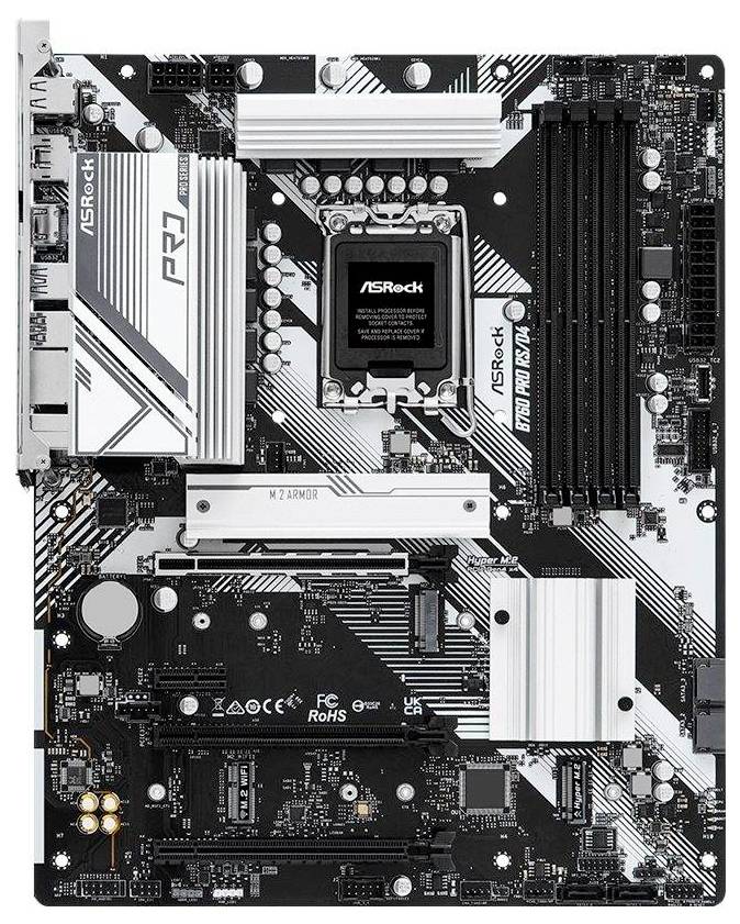 ASRock B760 Pro RS/D4 Mainboard Sockel (PC) Intel® LGA 1700 Formfaktor (Details) ATX Mainboard-Chipsatz Intel® B760