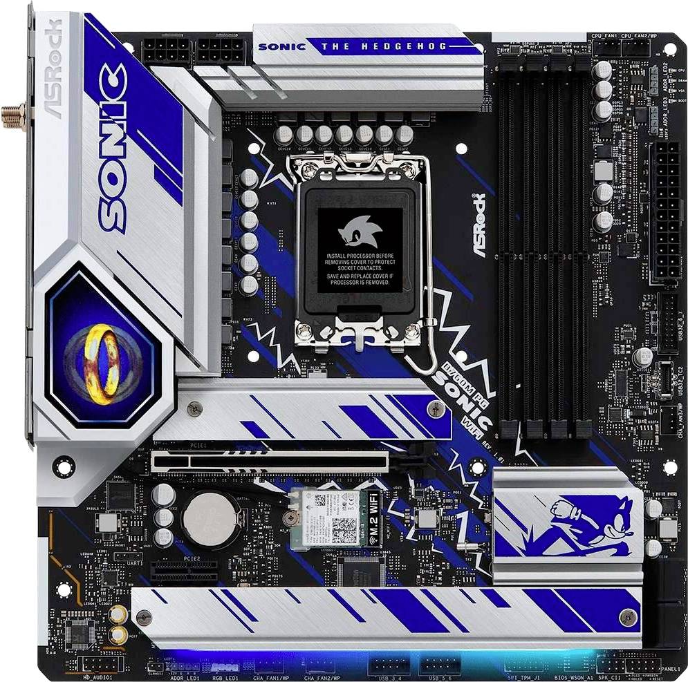 ASRock B760M PG SONIC WIFI Mainboard Sockel (PC) Intel® LGA 1700 Formfaktor (Details) Micro-ATX Mainboard-Chipsatz Intel® B760