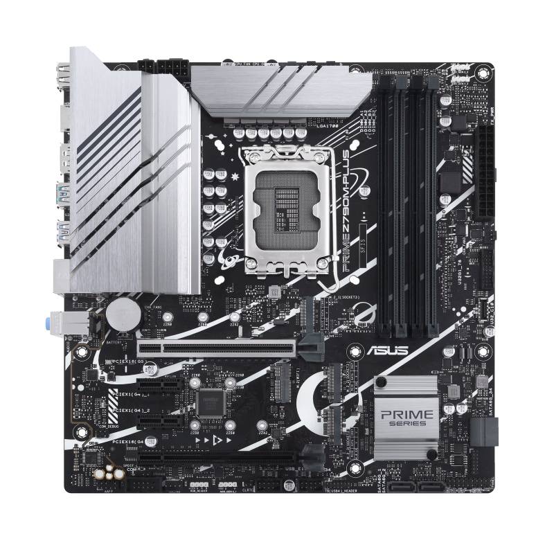 Asus PRIME Z790M-PLUS Mainboard Sockel (PC) Intel® LGA 1700 Formfaktor (Details) Micro-ATX Mainboard-Chipsatz Intel® Z790